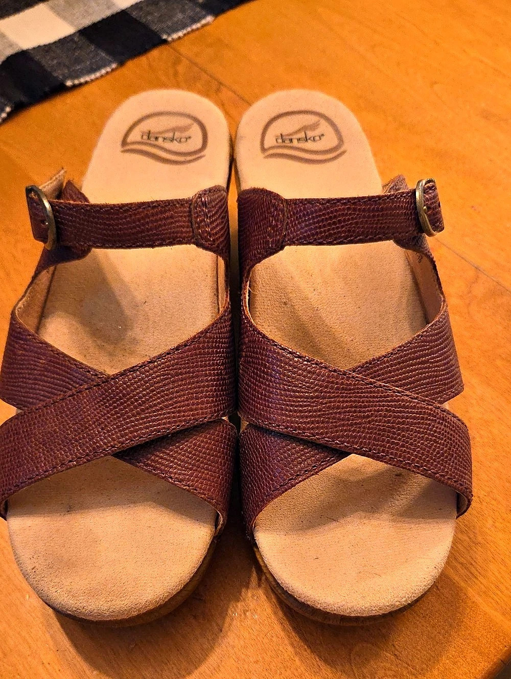 Dansko Leather Strappy Sandals EU 40
